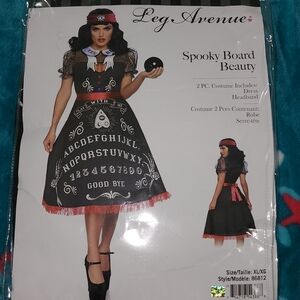 Leg Avenue Black and Red Ouija Board Dress Costume